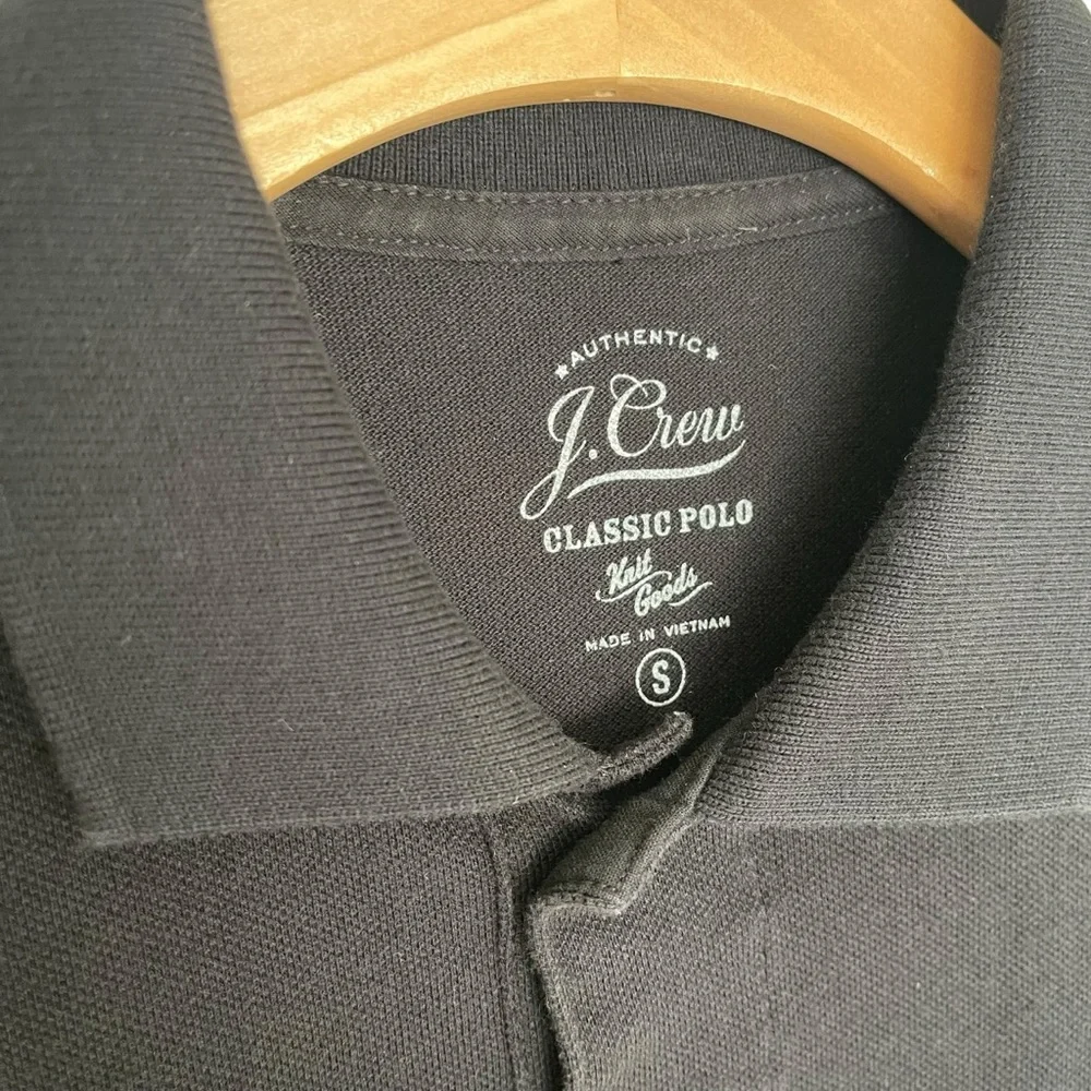 J. Crew Men’s Pique Polo Black S
